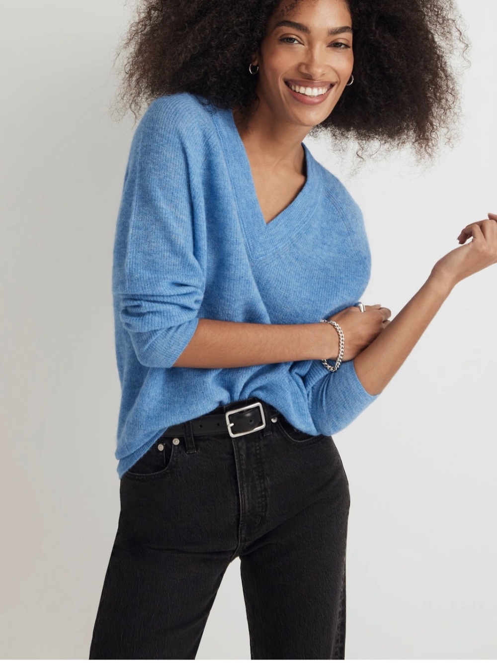 Madewell Alpaca blend Rib Sweater